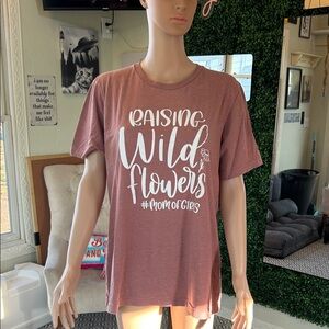 Bella Canvas Mauve Wildflower Tee